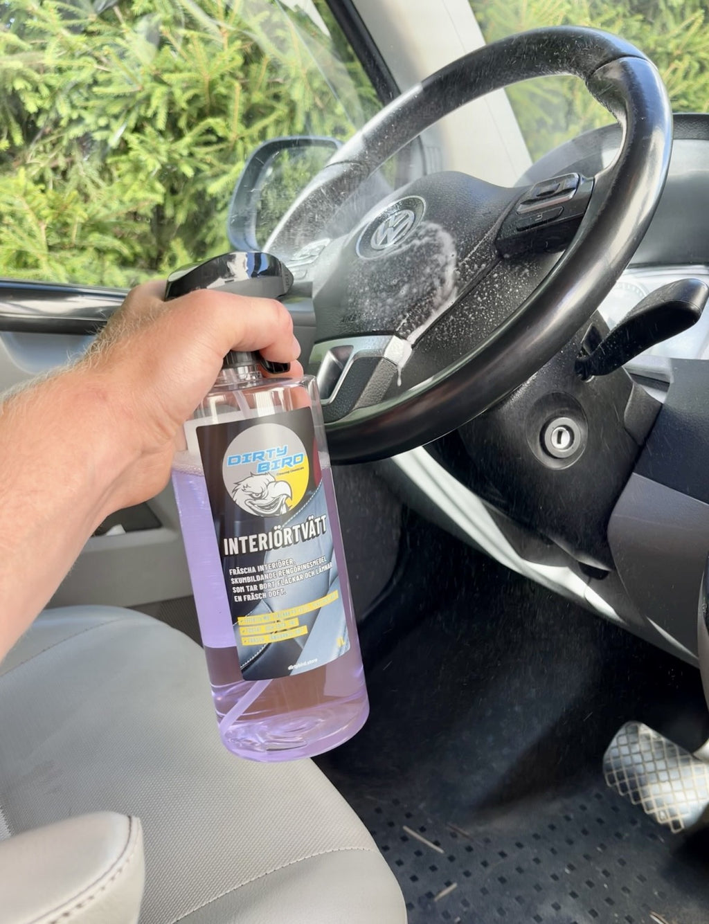 Interior wash